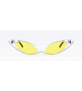 Butterfly Arrival Butterfly Sunglasses Designer Eyeglasses - Clear&yellow - CH18N6DE7DK $20.04