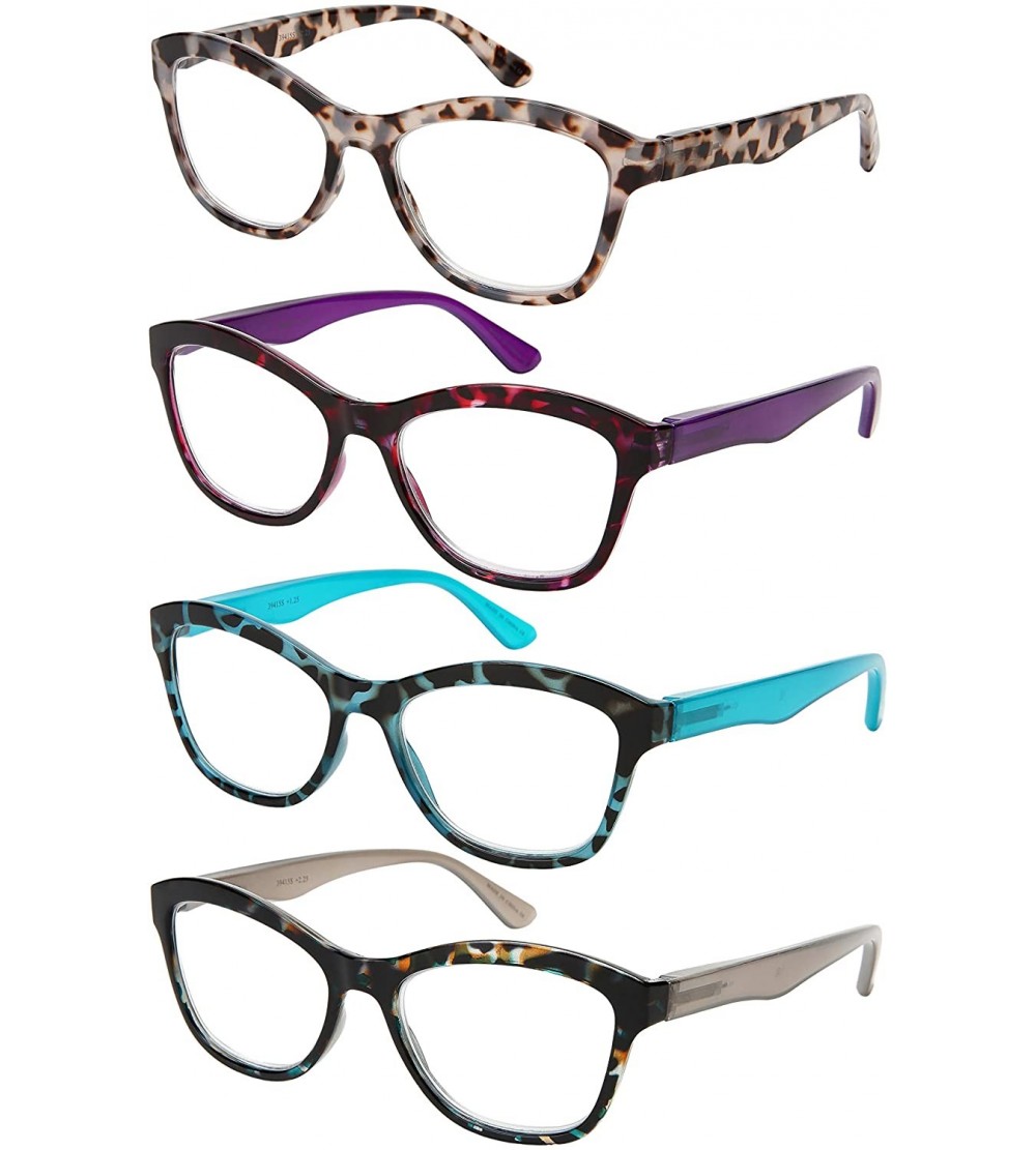 Cat Eye Assorted Fashion Tortoise Readers 39415S AST 2 25 - Assorted Colors - CU18XO2HU7R $29.30