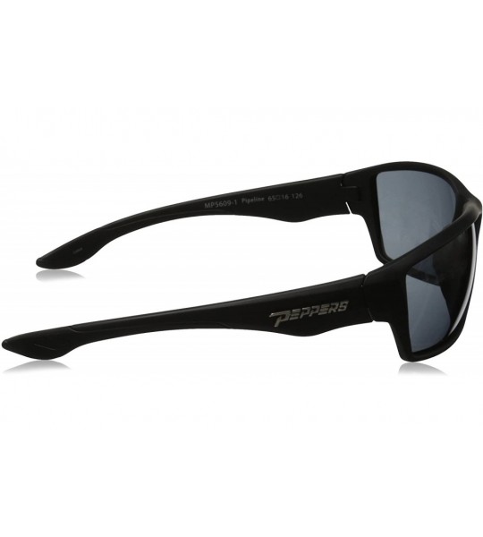 Wrap Pipeline MP5609-1 Polarized Wrap Sunglasses - Matte Black/Smoke - CH12D15C9RT $69.08