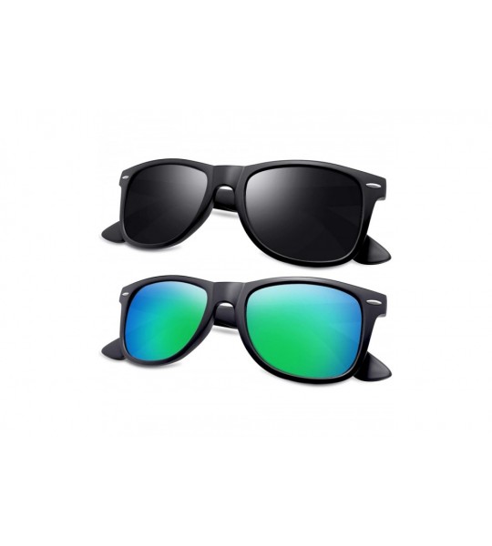 Square Classic Retro Square Polarized Sunglasses Fashion for Driving Fishing - C518U7DCLSR $29.52