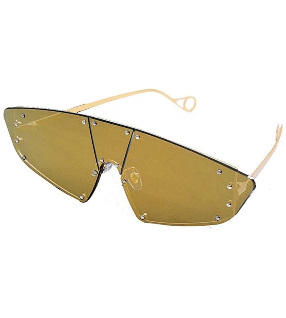 Rimless Vintage Sunglasses Rimless Glasses Designer - CS198G77509 $44.94
