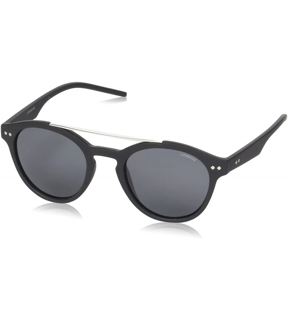 Oval PLD6030/S Polarized Oval Sunglasses - MTT BLACK - 50 mm - CR17YI2WL6T $84.46