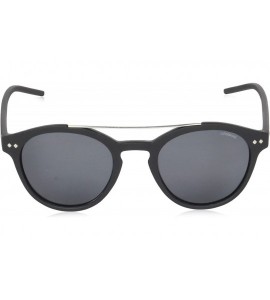 Oval PLD6030/S Polarized Oval Sunglasses - MTT BLACK - 50 mm - CR17YI2WL6T $84.46