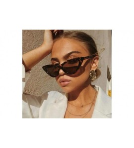 Cat Eye Cat Eye Shade For Women Fashion Sunglasses Brand Woman Vintage Retro Black Grya - Clear Pink Pink - CI18Y2O93N6 $17.76