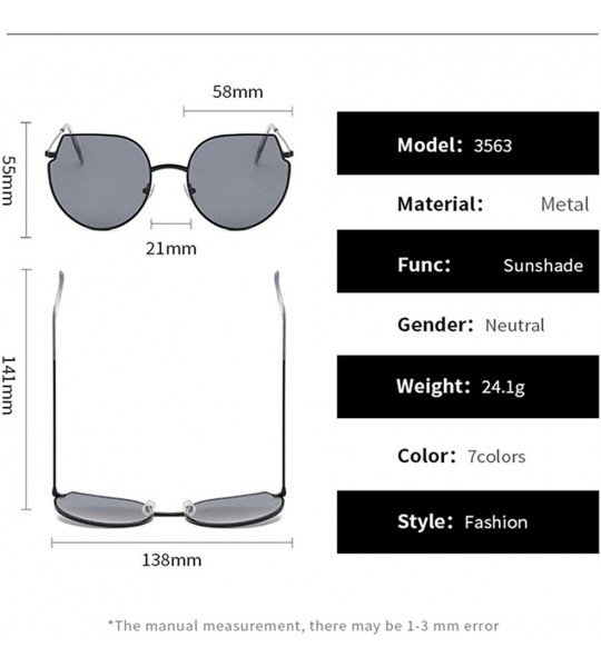 Cat Eye Women Cat Eye Sunglasses Ladies Retro Alloy Frame Sun Glasses UV400 - Blackgrey - CO1903DR0YH $20.85