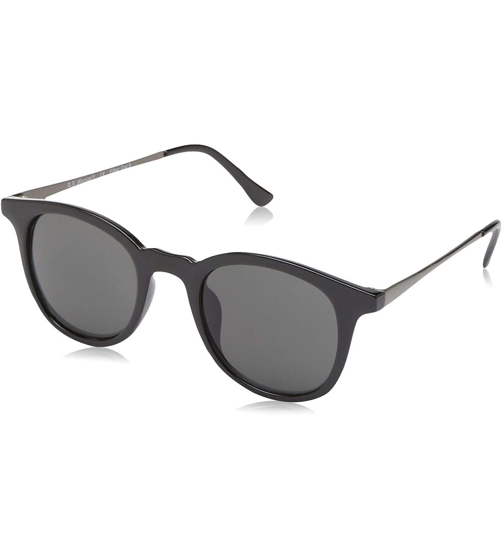 Square Inline Square Sunglasses - Black - CL18N7U6ZC3 $29.58