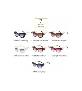 Cat Eye Women Vintage Cat Eye Sunglasses Stylish Gradient Sun Glasses Ladies Travel Shades UV400 - CH199OL94L9 $22.94