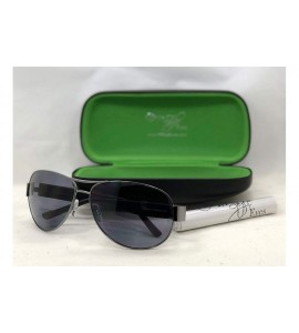 Aviator C Moore Polarized Aviator Nearly Invisible Line Bifocal Sunglasses - Pewter - C211LVC6E3P $73.69