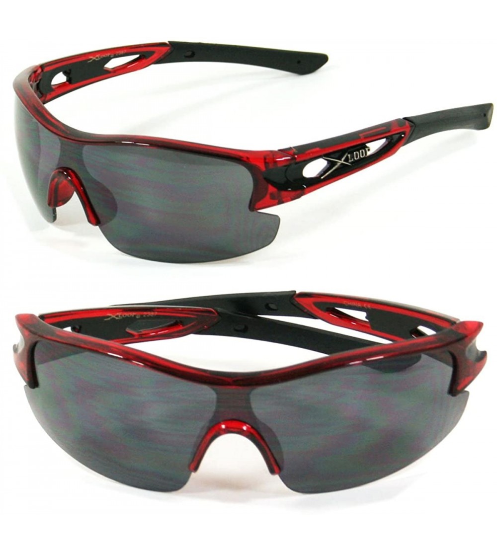 Sport Sports Outdoor Sunglasses SA2387 - Red - C211FW4Z1J1 $19.56
