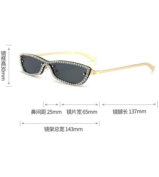 Rimless Diamond Sunglasses Vintage Rimless Eyeglasses - White&gold - C2198GD29A5 $26.76