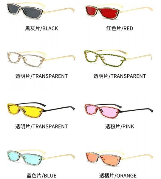 Rimless Diamond Sunglasses Vintage Rimless Eyeglasses - White&gold - C2198GD29A5 $26.76