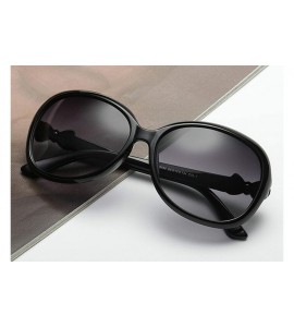 Oversized Vintage Infinity Sunglasses for Women Plate Resin UV 400 Protection Sunglasses - Black - C618SAR07AM $26.87