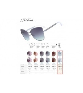 Square Classic Crystal Elegant Women Beauty Design Sunglasses Gift Box - L175-silver - CE18M0TK56R $30.21
