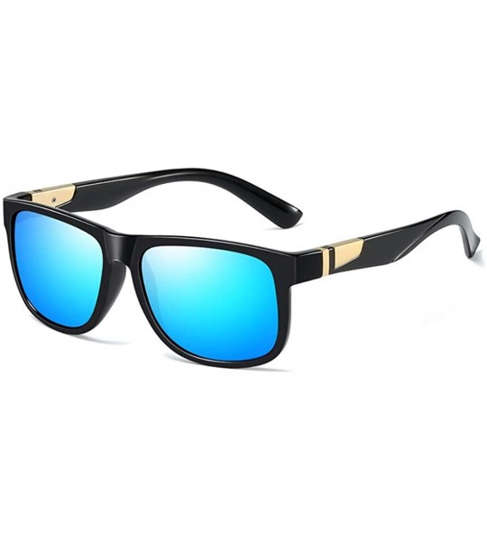 Aviator Sunglasses Male Polarizing Sunglasses Box Sunglasses Male Sunglasses - E - CT18Q7C8KQZ $54.75
