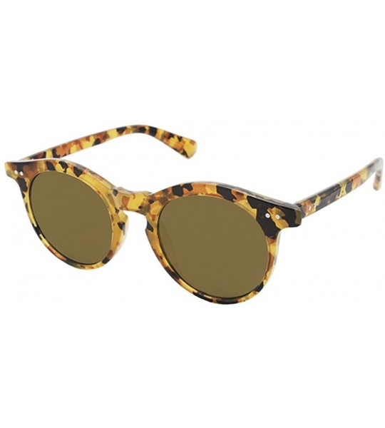 Cat Eye Polarized Cat Eye Fashion Designer Sunglasses - Tan - CC12GZARR2D $17.94