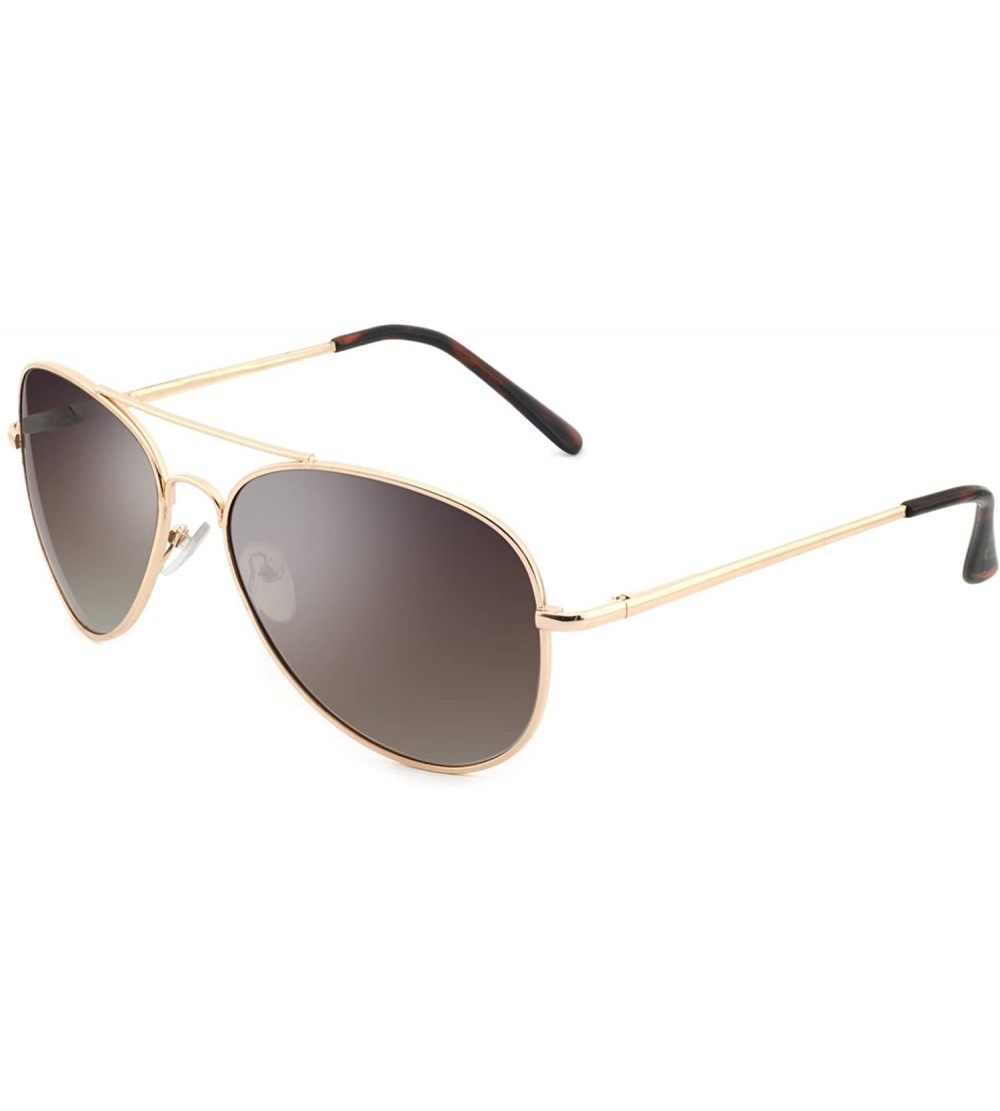 Cat Eye Stylish Polarized Sunglasses 100% UV Protection For Women - C2-gold - C418GNW5RNI $19.10