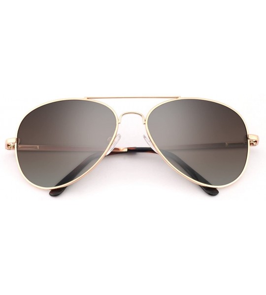 Cat Eye Stylish Polarized Sunglasses 100% UV Protection For Women - C2-gold - C418GNW5RNI $19.10