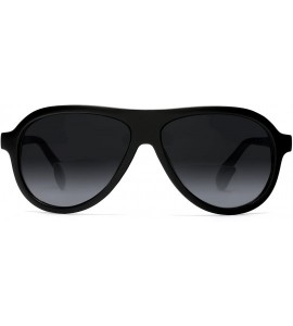 Wrap Bifocal Readers Pilot Military Cool Factor Sun-shade Sunglasses - Black - C7189AM5M50 $44.63