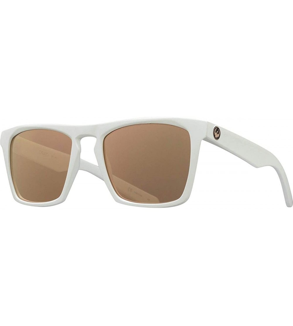 Square Drac Sunglasses - Matte White - CA18KH34ZYQ $63.70
