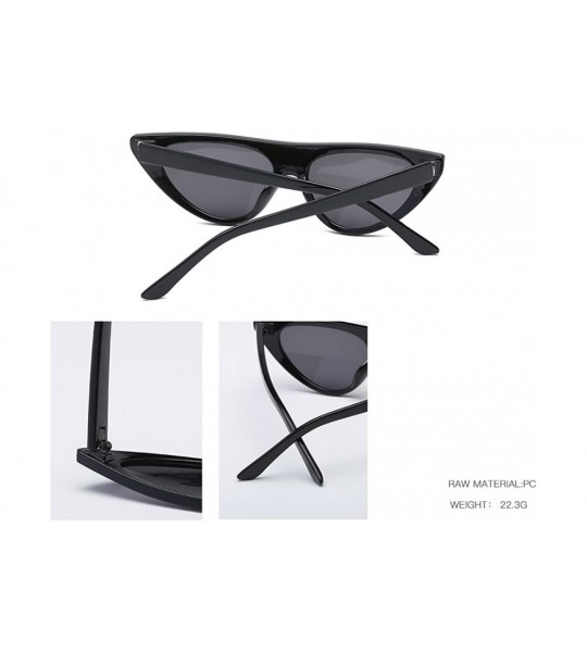 Butterfly Fashion Womens Sunglasses Cat Eye Sunglasses - Black - CA18GGRMK0C $16.46