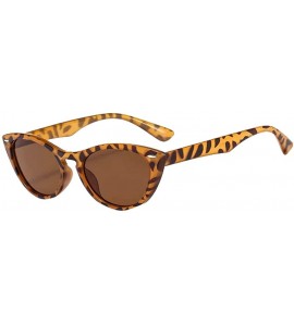 Aviator Classic Fashion Cat Eyes Sunglasses Retro Eyewear UV Radiation Protection For Women Unisex - D - CN196M6M7CQ $15.92