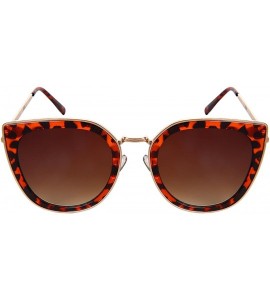 Square Square Cat Eye Sunnies w/Flat Ocean Color Lens 3306-FLOCR - Demi - CU1822KU4DY $18.59