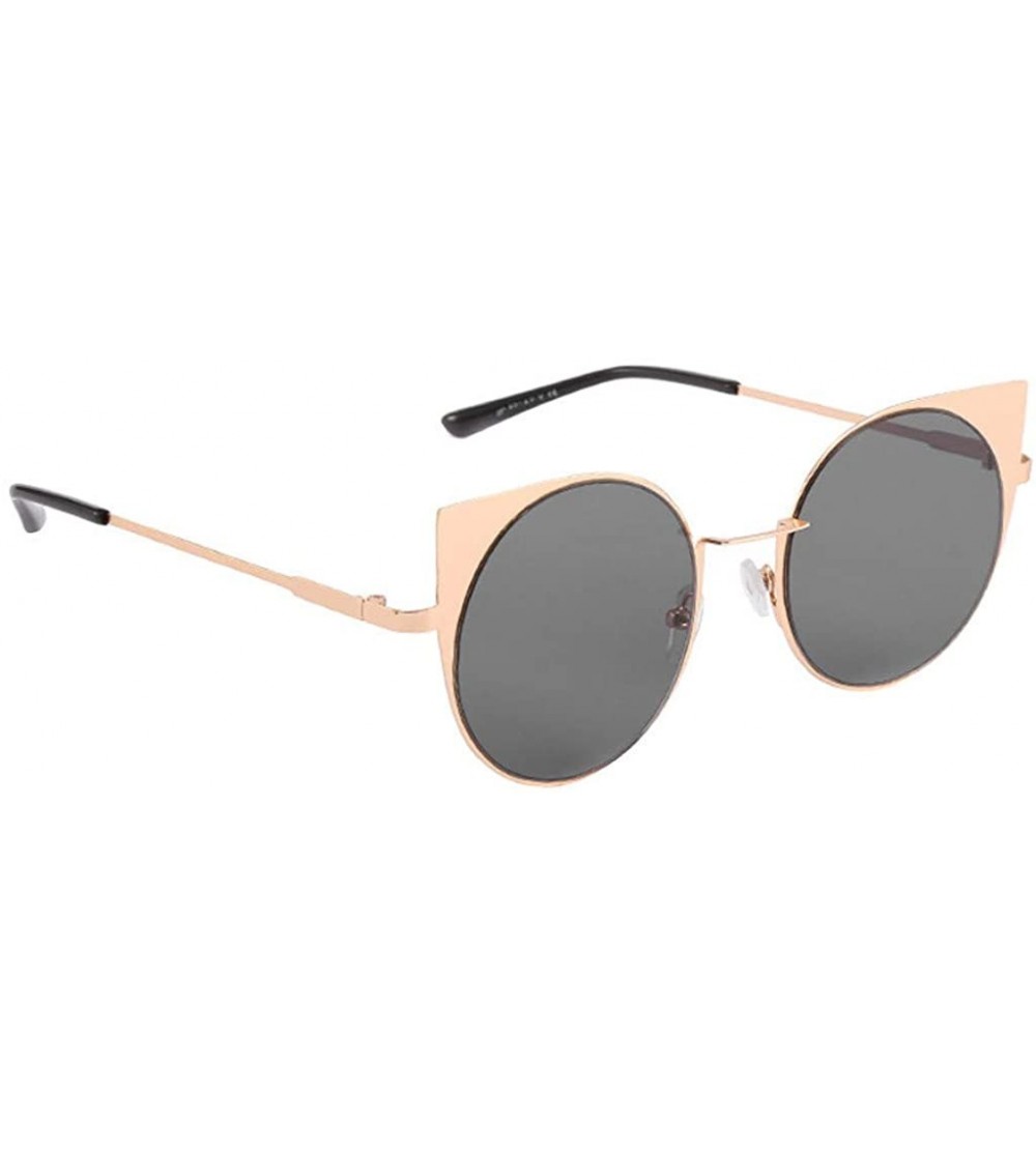 Goggle Unisex Fashion Metal Small Frame Sunglasses Vintage Irregular Shape Sun Glasses - C018TQX2GQ0 $17.00