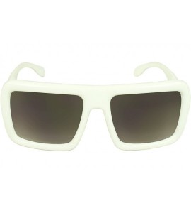 Square TU9317 Square Fashion Sunglasses - White - C011DN2BPY9 $17.07