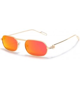 Sport Small Long Frame Polarized Sunglasses Personalized Shading Mirror - 5 - CL190OH2O49 $60.59