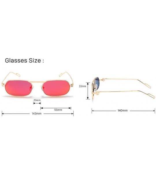 Sport Small Long Frame Polarized Sunglasses Personalized Shading Mirror - 5 - CL190OH2O49 $60.59