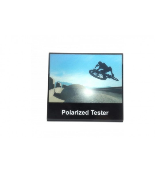 Sport Polarized Tester Test Your Sunglasses Polarized Lens 5.5"X6.5" - Black - C712G59BMCV $51.50