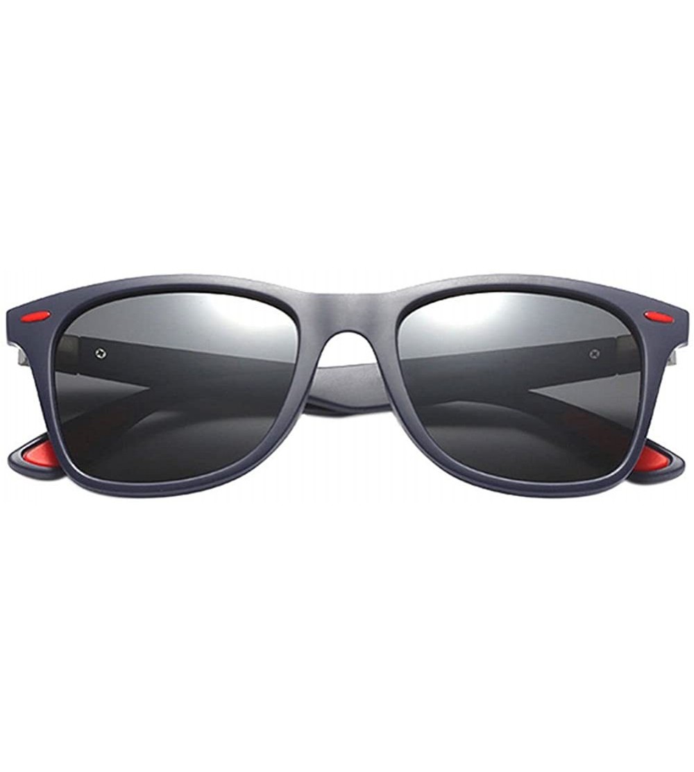Sport Mens Polarized Sports Sunglasses Driving Cycling Fishing Retro Eyewear - Color 8 - C118E5EQSGD $23.05