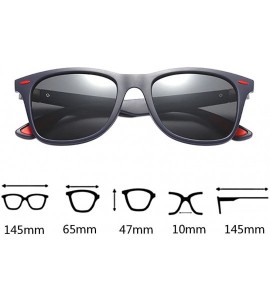 Sport Mens Polarized Sports Sunglasses Driving Cycling Fishing Retro Eyewear - Color 8 - C118E5EQSGD $23.05