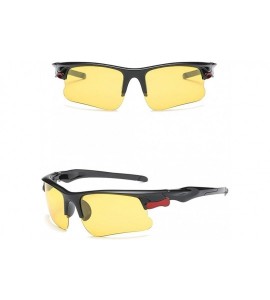 Sport Men's and Female Polarized Sunglasses Outdoor Sports Sunglasses 2019 Fashion - Yellow - CT18TK7T4CS $17.73