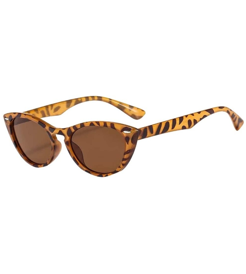 Cat Eye Polarized Cat Eye Sunglasses for Women - Retro Narrow Pointy Cateye Womens Sun Glasses - D - CB199OODCKR $14.49
