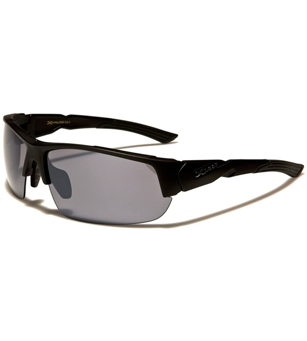 Sport Motorcycle Riding Cycling Running Outdoor Athletic Men Black Sport Sunglasses - CM1802NRUY6 $24.05