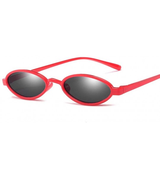 Goggle Sunglasses Fashion Sunglasses Retro Round Small Frame Sunglasses Men's And Women's Sunglasses - CW18TKL9ZIQ $19.24