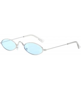 Oval Unisex Sunglasses Shooting Fashion Glasses - F - CT196SGTK0N $18.22