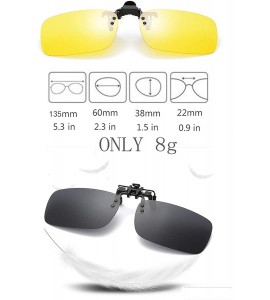 Round Polarized Clip-on Sunglasses Anti-Glare Driving Glasses for Prescription Glasses - Black ＆ Driving Glasses - C018QG4OUU...