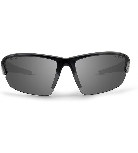 Sport 4 Ultra Sporty Black Frame Golf Sunglasses - Smoke - CK17X639YED $49.03