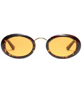 Square Eyewear Oval Retro Vintage Sunglasses Clout Goggles Fashion Shades - C2 - CW18CIDL975 $38.05