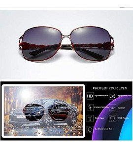 Aviator Polarized Aviator Sunglasses for Women uv Protection Let You Enjoy the Visual Feast - Great Gift for Her - Purple - C...