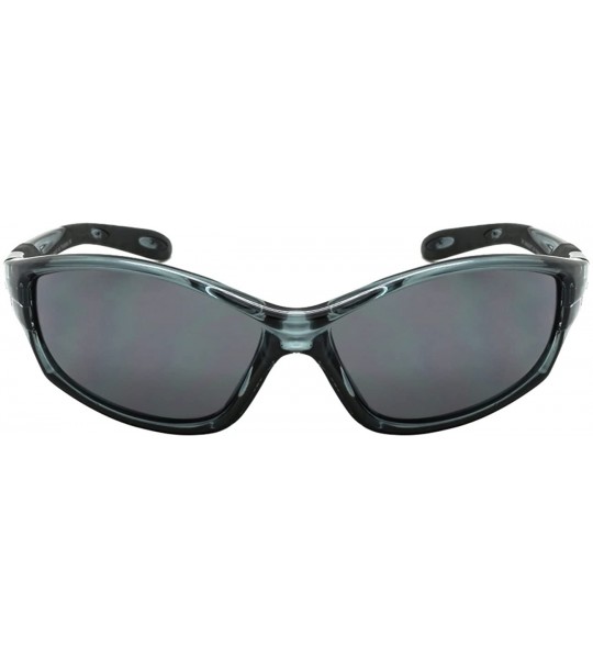 Sport Sleek Wrap Sproty Style Sunglasses 570098 - Clear Grey - CR185YEN6OX $18.72