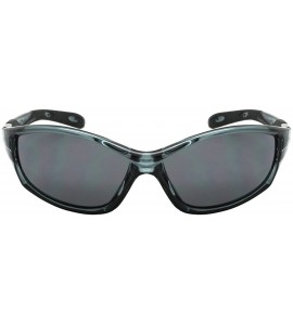 Sport Sleek Wrap Sproty Style Sunglasses 570098 - Clear Grey - CR185YEN6OX $18.72