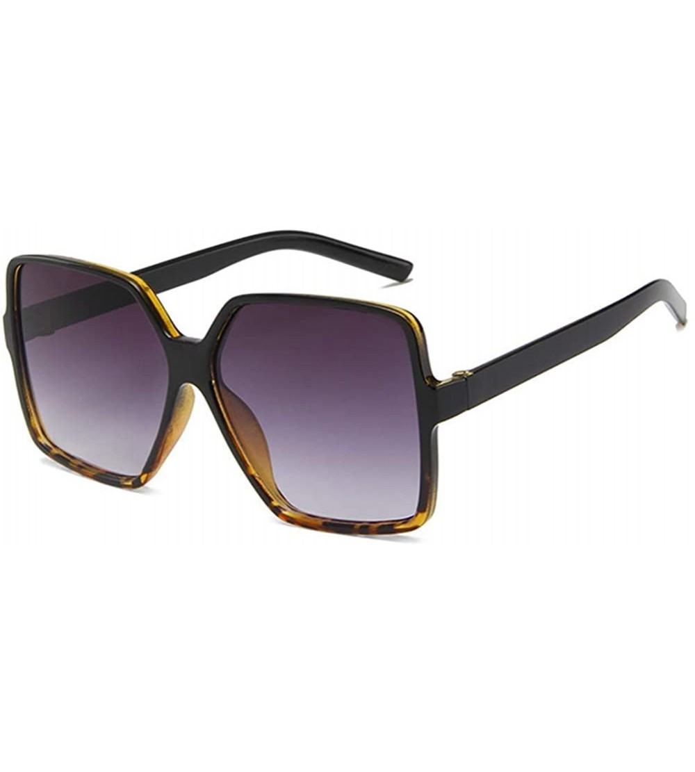 Oversized Vintage Sunglasses Oversized Glasses Gradient - C4 - C3197ZSDOT2 $17.78