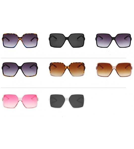 Oversized Vintage Sunglasses Oversized Glasses Gradient - C4 - C3197ZSDOT2 $17.78