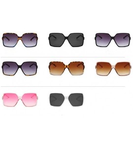 Oversized Vintage Sunglasses Oversized Glasses Gradient - C4 - C3197ZSDOT2 $17.78