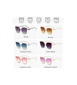 Butterfly Oversized Sunglasses for Women UV400 Protection Travel Driving Sunglasses Cat Eye Personality Sunglasses - CM18WSDC...