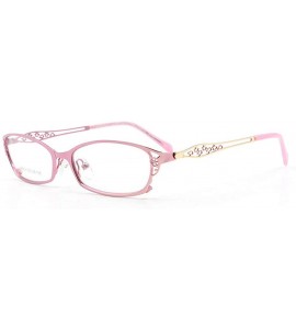 Oval Women Metal Eyewear Frame Hollow Glasses Myopia Photochromic Sunglasses Oval Metal Eyeglasses Frames - CU18AL7NOGE $37.25