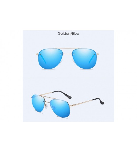 Aviator Sunglasses Men's Polarizing Sunglasses Classic Toad Lens Polarizing Sunglasses Driving - C - CZ18QR738K5 $58.55